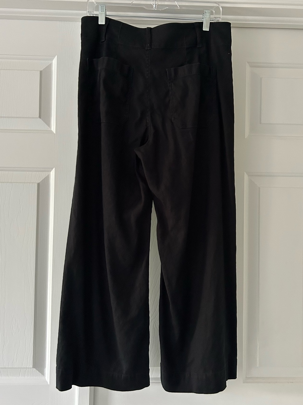 Anthropologie Maeve Colette
European Linen High-Rise Wide-leg Pants Black sz 39 - Picture 5 of 6